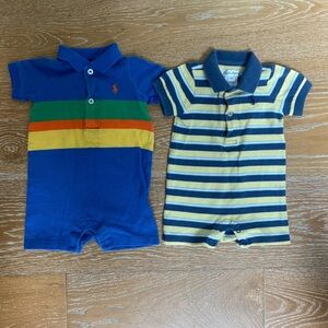 Polo by Ralph Lauren Baby Boy Shortalls - Both Size 6 months